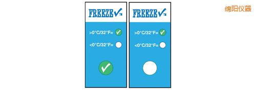 綿陽溫度指示標(biāo)簽 冷凍檢查 Thermolabels
