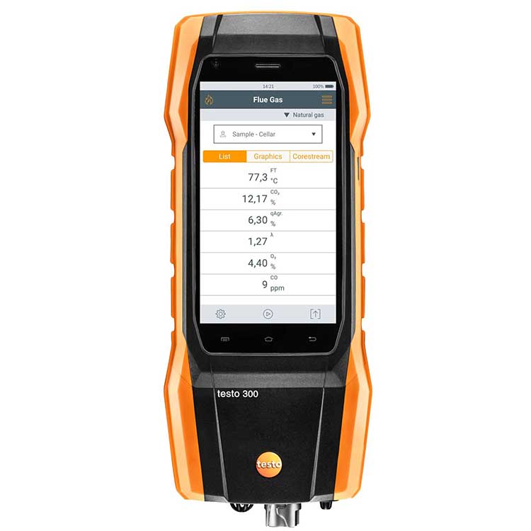 testo300LL長(zhǎng)壽命煙氣分析儀專業(yè)款1(三組分)