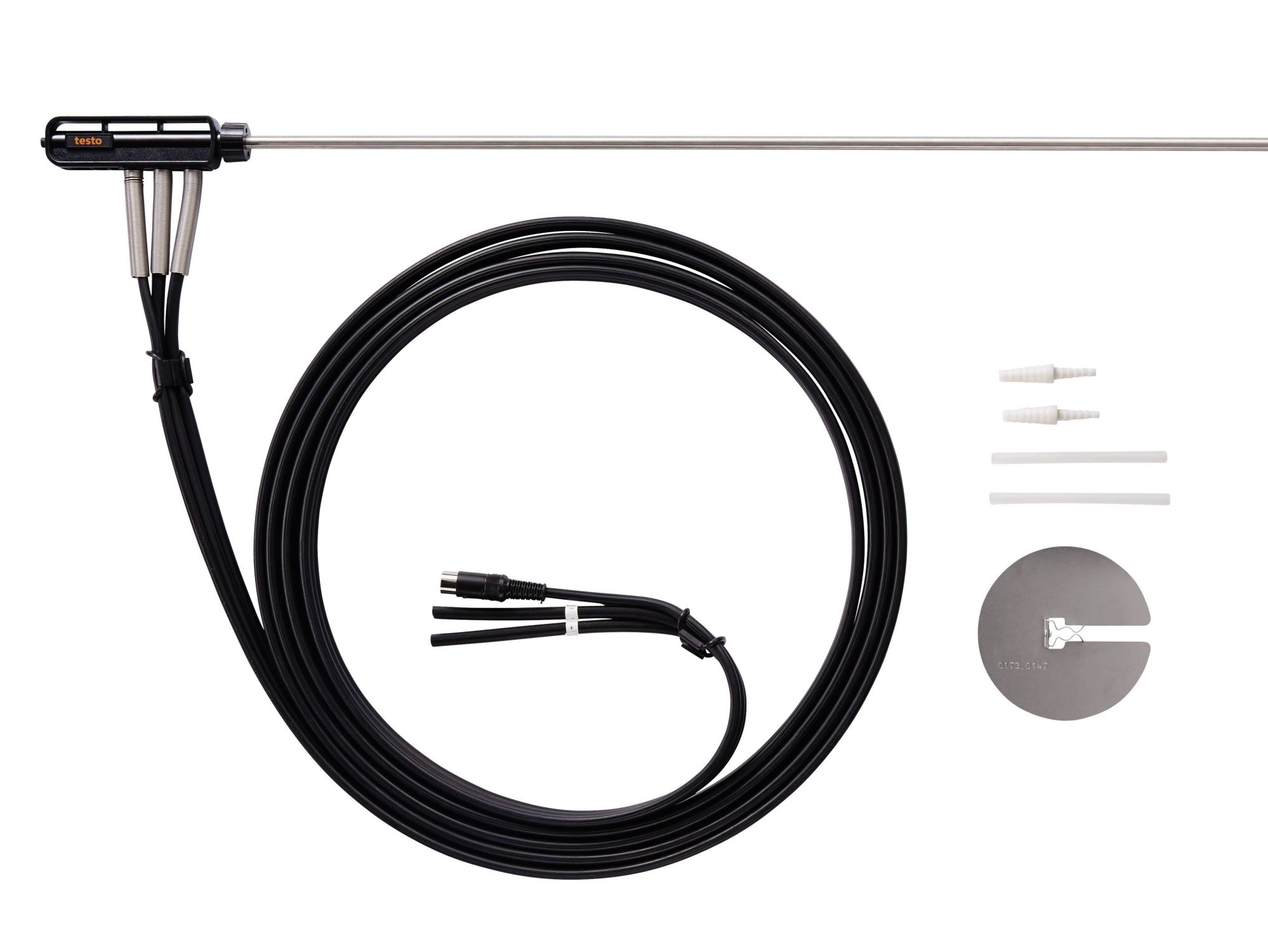 Pitot tube, stainless steel, 750 mm